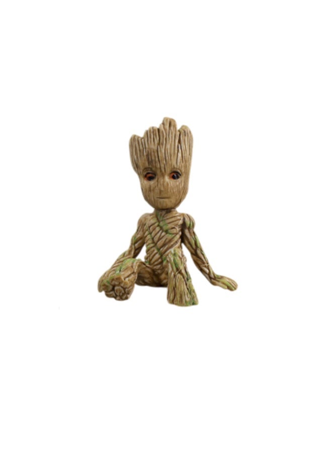Aquarium Baby Groot Mini Action Figure Set – Aquarium Decoration & Desk Ornament – 3 Types - Image 4